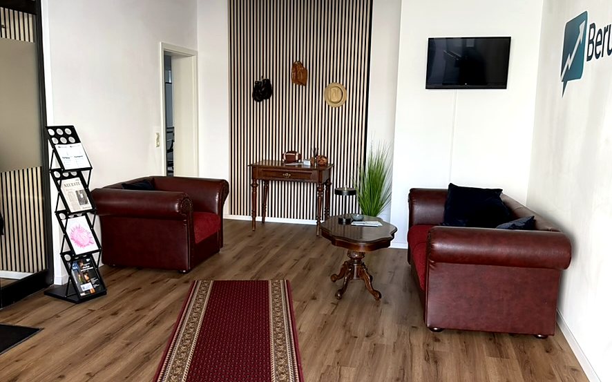 Empfangsbereich von BerufSprachWerk in Rheinstetten